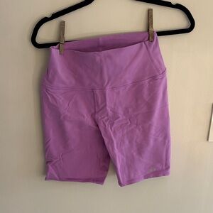 ALO Yoga Women's Lavender Bike Shorts